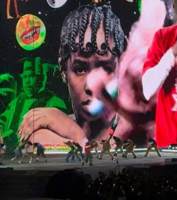 William Irvin stole the style show at the SZA & Kendrick opening with his neon-green look.