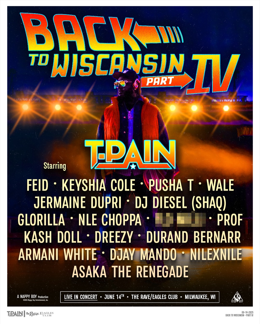 T-Pain Ignites Wiscansin Fest With New Ticket Alert