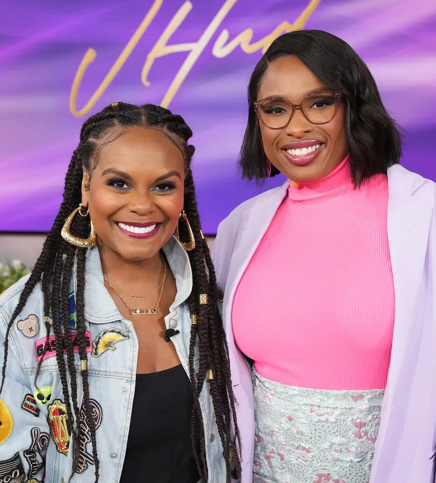 Tabitha Brown Shines on The Jennifer Hudson Show in Denim Suit