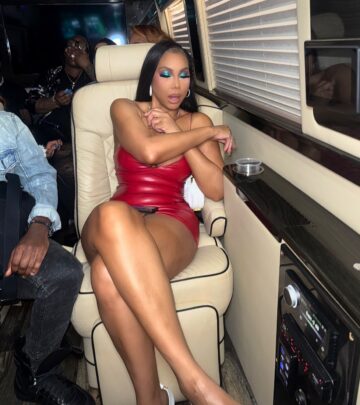 Tamar Braxton Stuns In Red