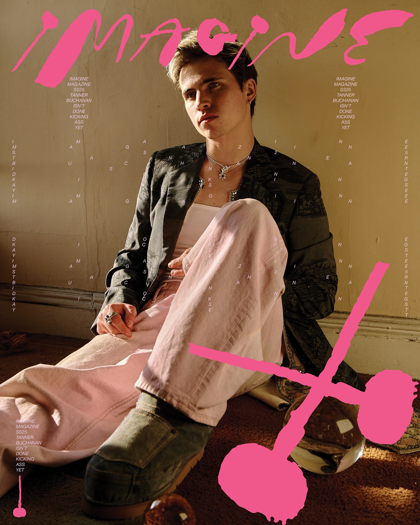 Tanner Buchanan Digital Cover Debut Debuting digitally, Buchanan fuses action with sleek style and bold creative energy on set.