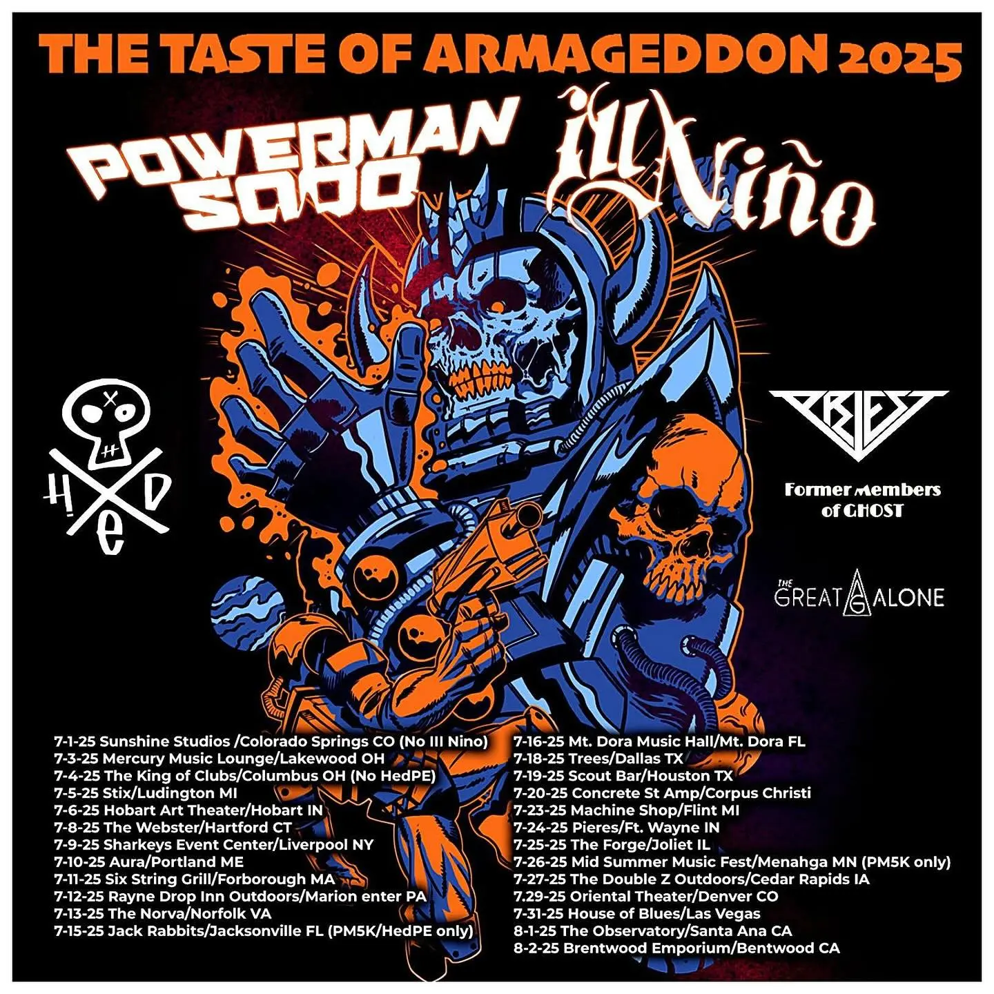 Taste Of Armageddon Tour Ignites Nu Metal Revival Searing nu metal chaos ignites stages with fierce bands, relentless riffs, and unstoppable energy