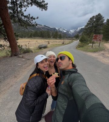 Taylor Zakhar Perez trades red carpets for mountain peaks to honor his brother’s birthday.