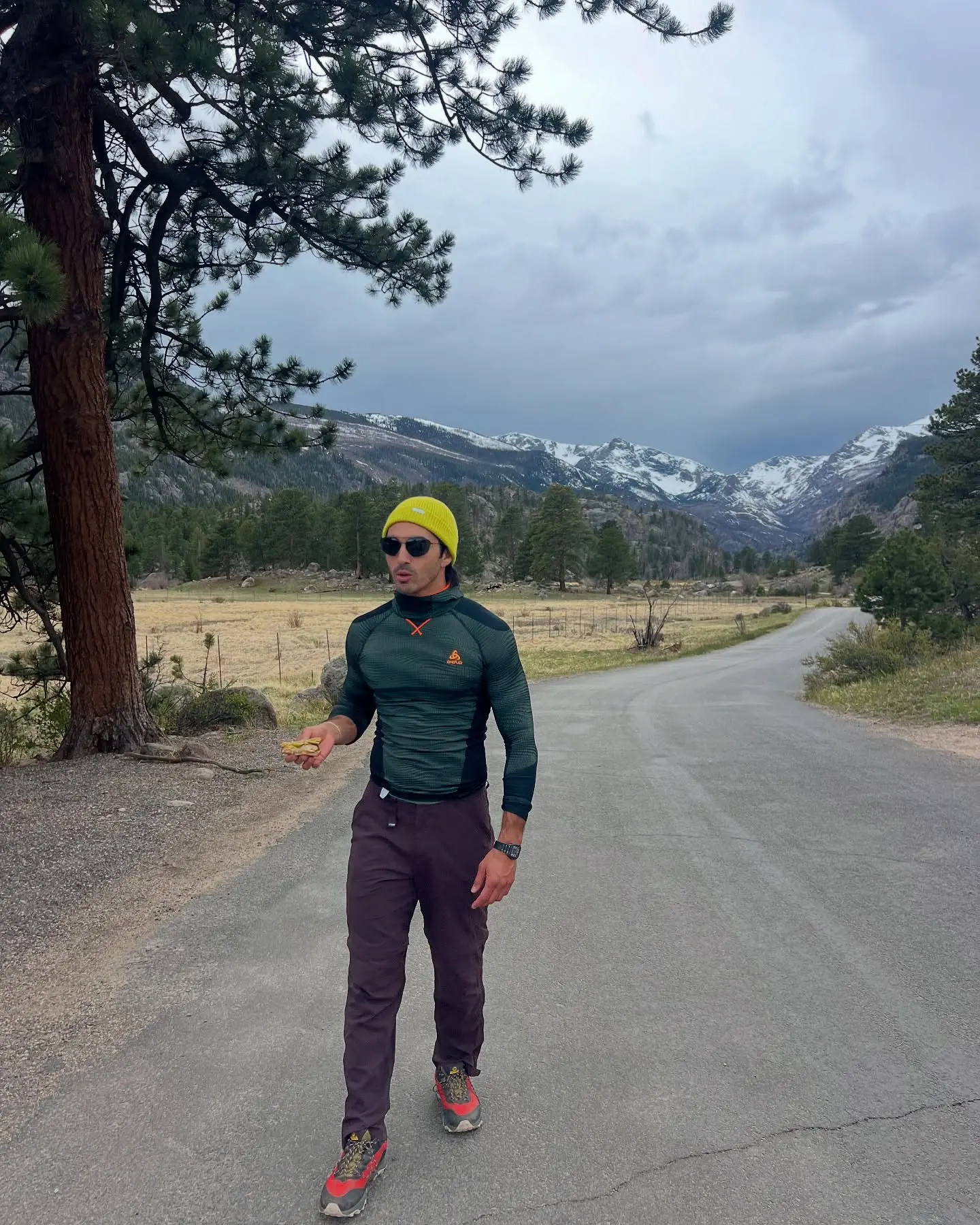 Taylor Zakhar Perez Celebrates Brother’s Mountain Birthday