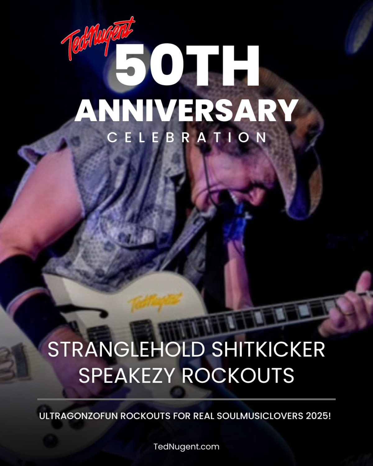 Ted Nugent Celebrates 50 Years Of Stranglehold Experience a wild festival igniting American rock energy for every devoted fan this summer.