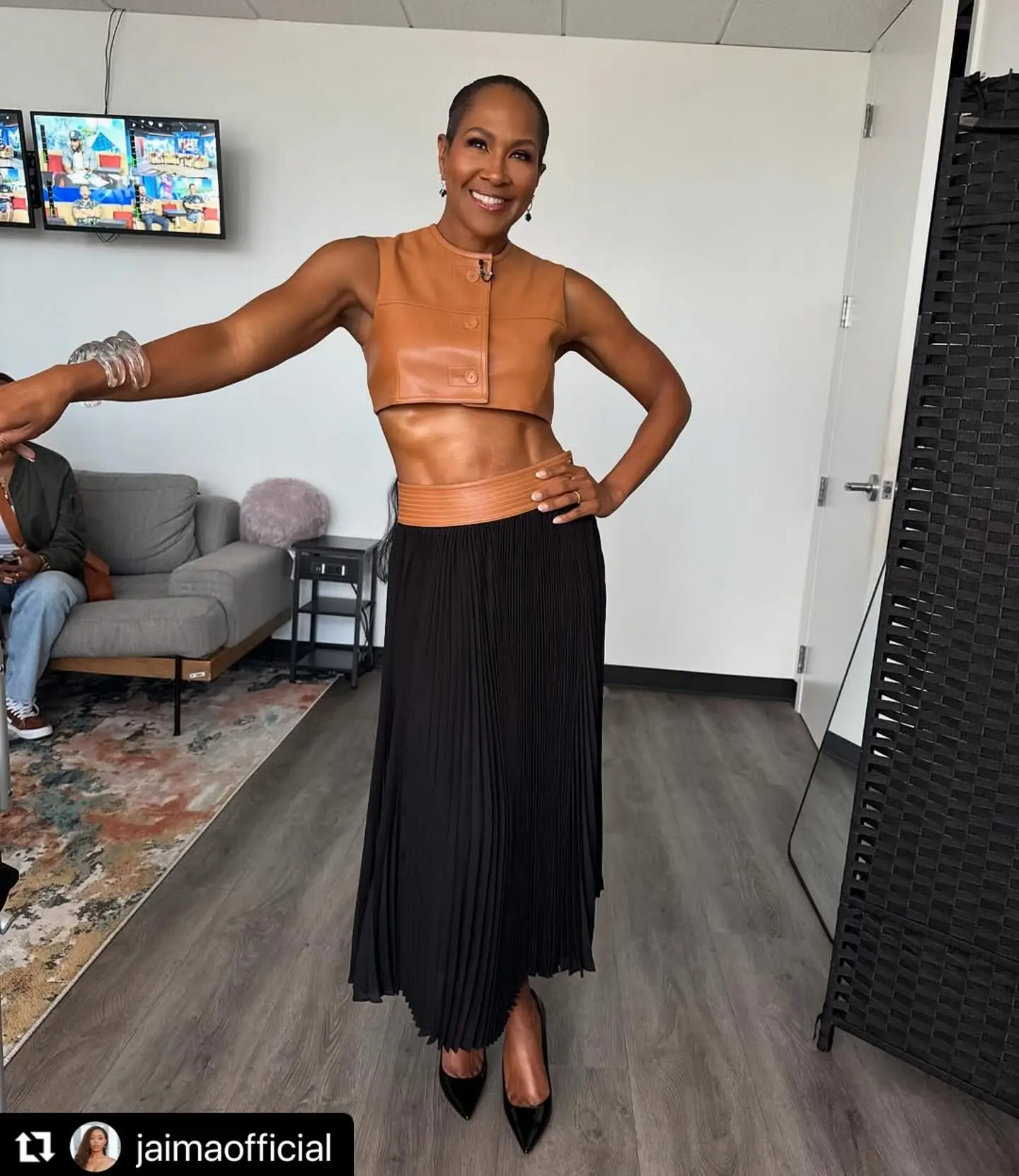 Terri J. Vaughn Shines At Atlanta Press Event