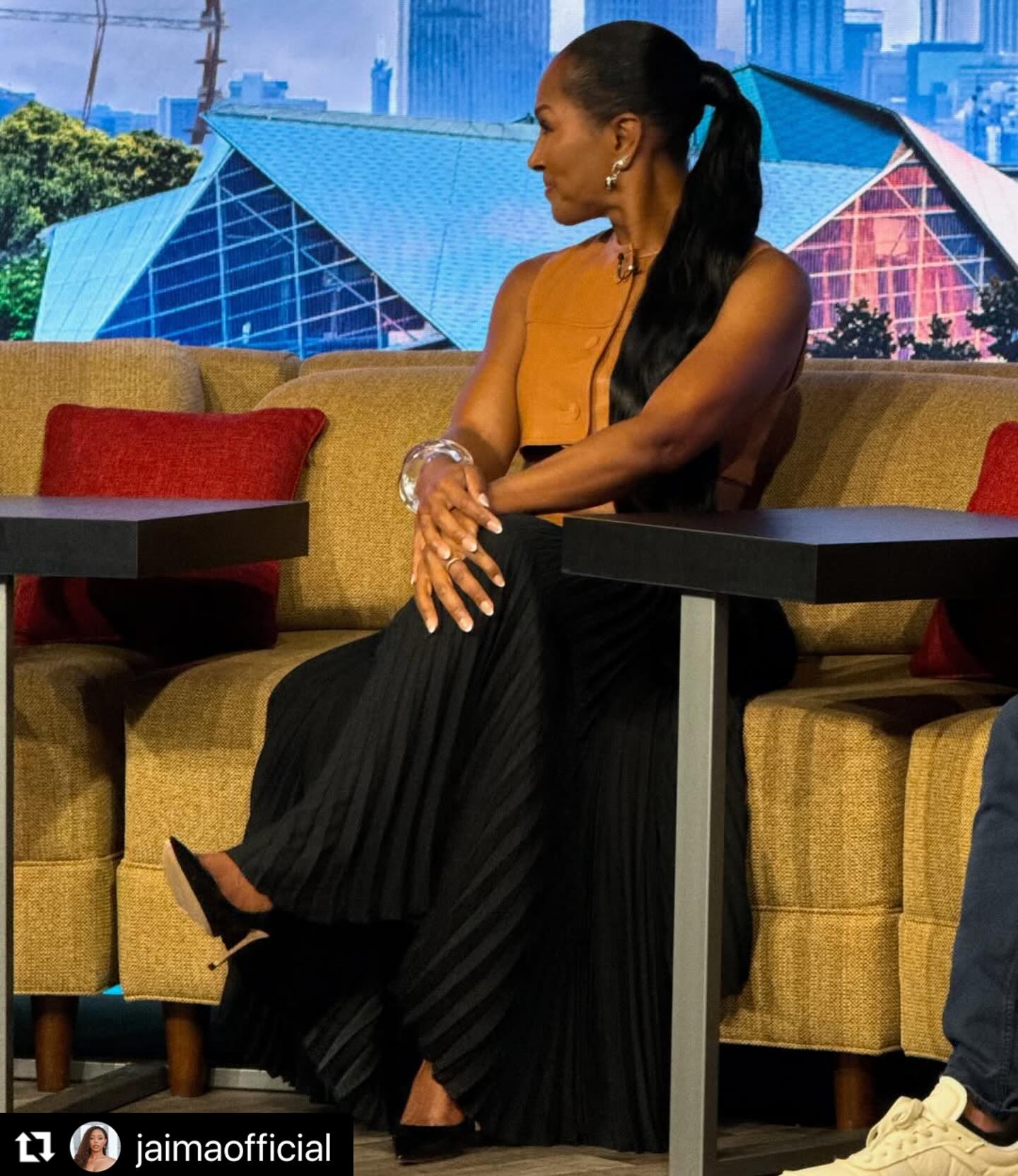 Terri J. Vaughn Shines At Atlanta Press Event
