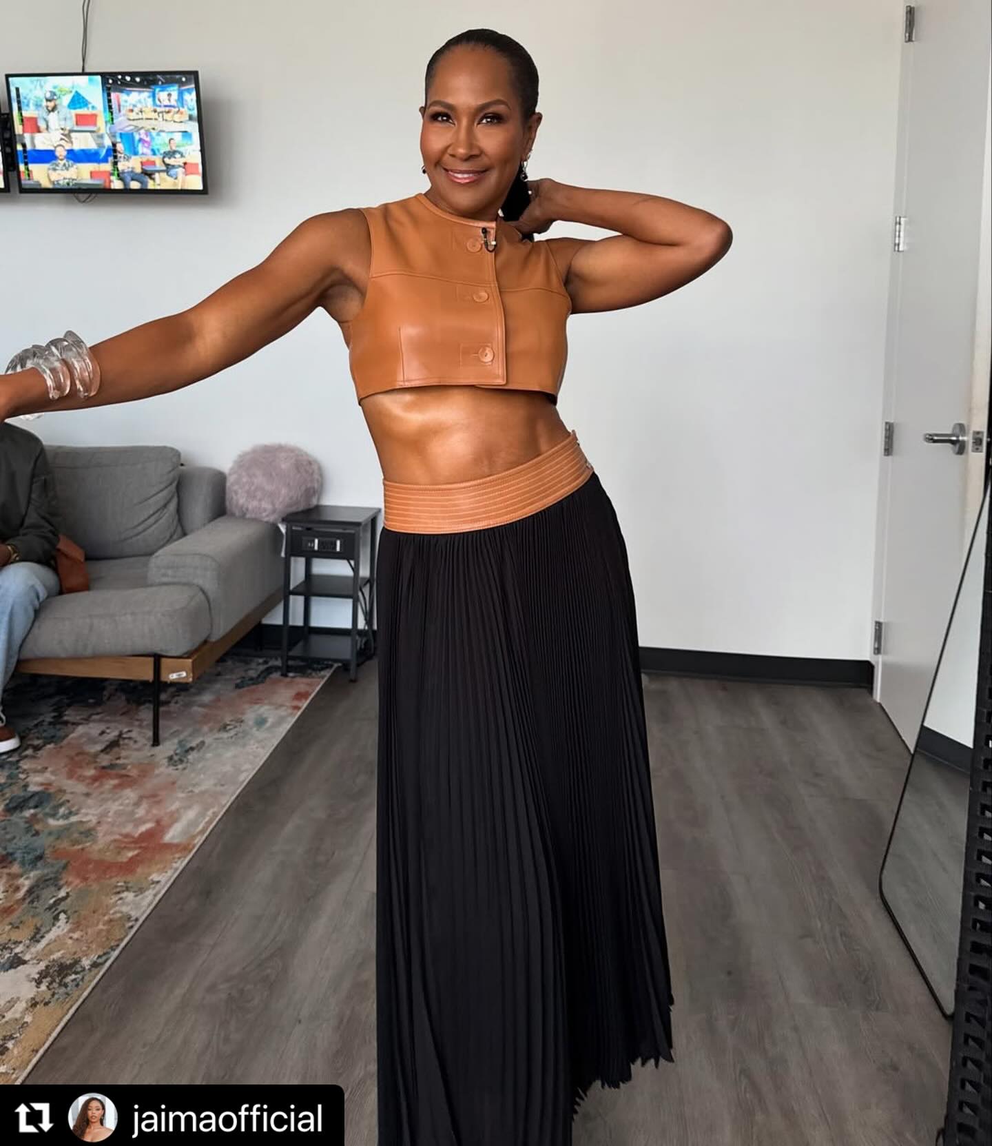 Terri J. Vaughn Shines At Atlanta Press Event