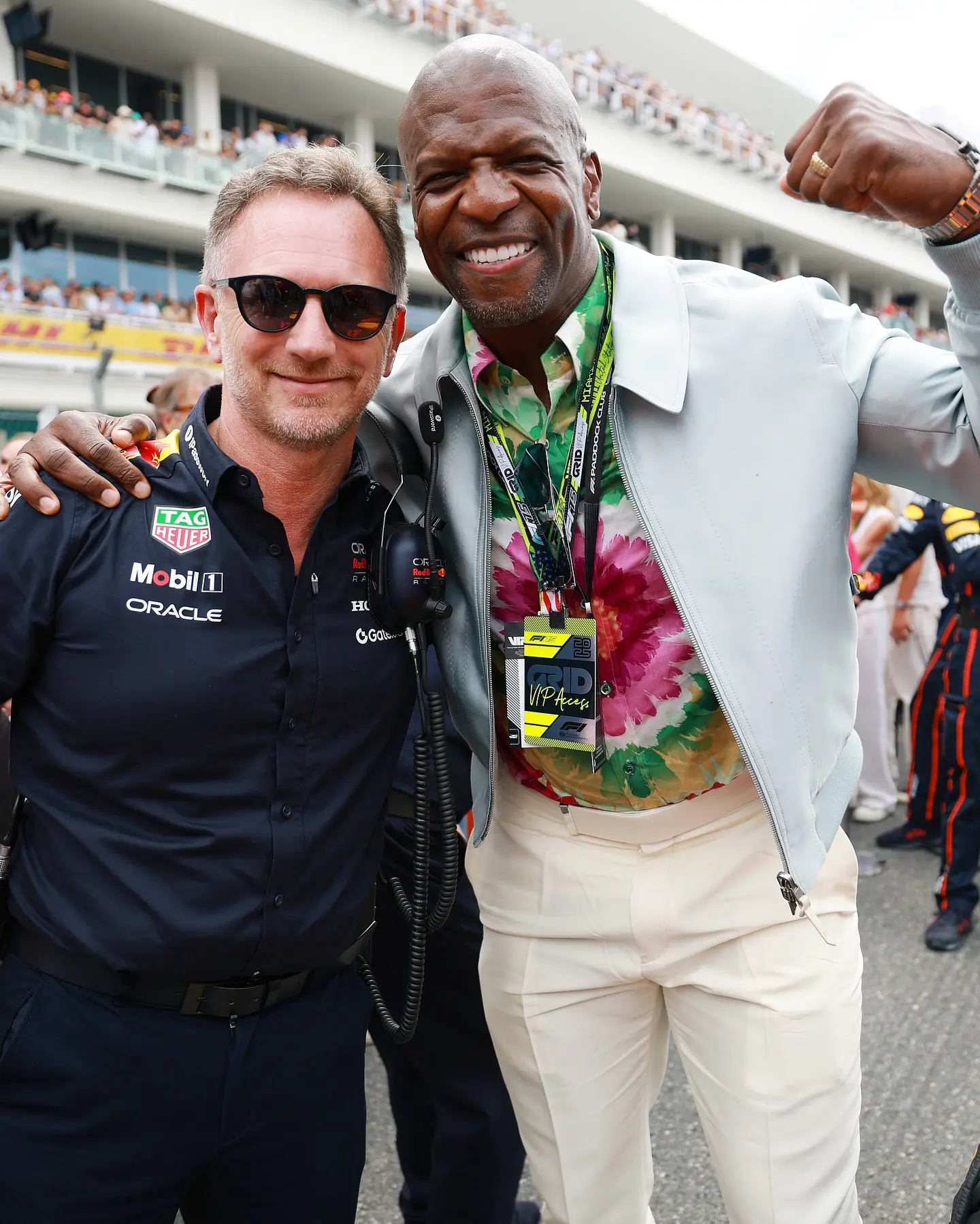 Terry Crews Shines At Miami GP Miami excitement soars as F1 thrill and star power intertwine with Terry Crews at the race.