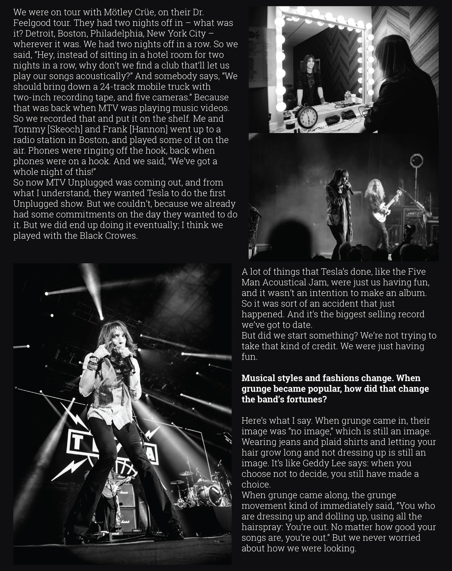 Tesla Rockin' On 'Keepin' It Real' Tour