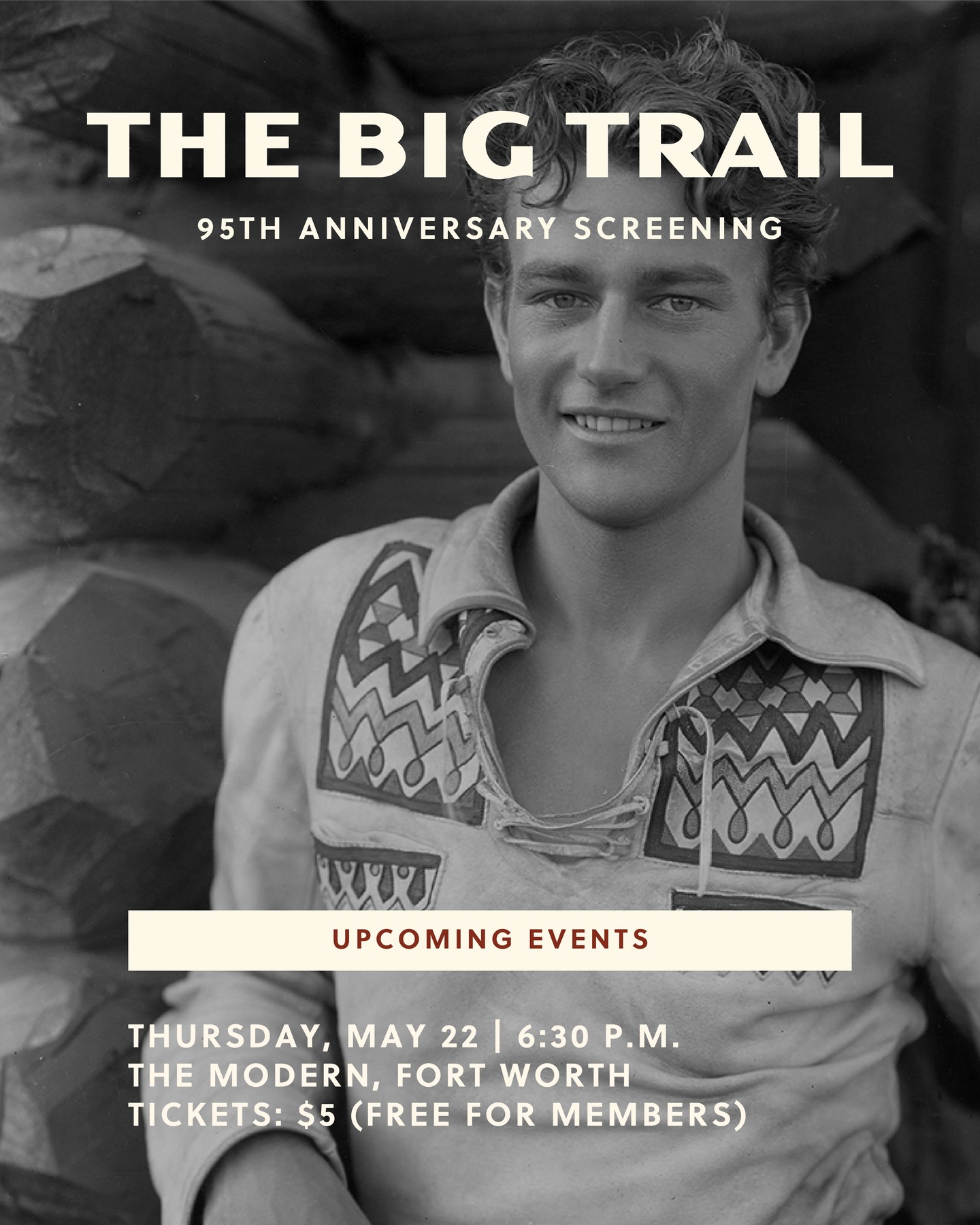 The Big Trail On The Big Screen Join a 95th anniversary screening of a classic Western and witness Patrick Wayne’s legacy!