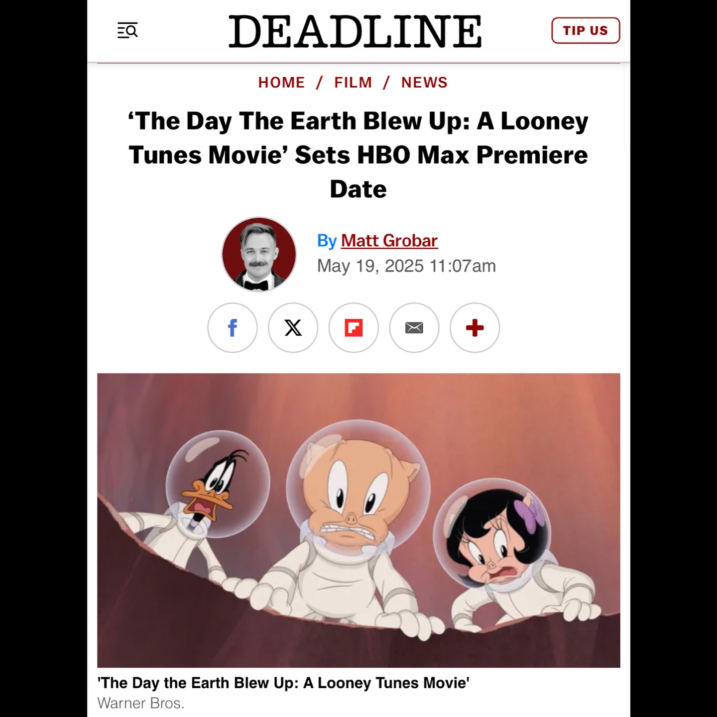 The Day The Earth Blew Up: Looney Tunes Movie Looney Tunes film debuts on VOD April 15, Blu-ray May 27, ushering cosmic animated fun!!!