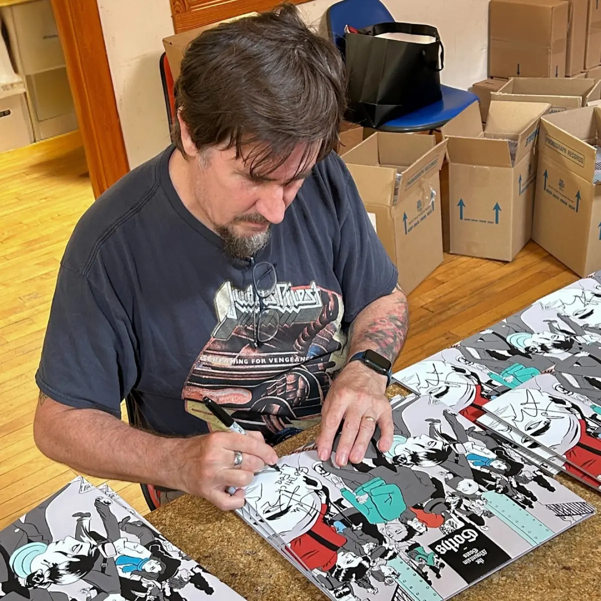 The Mountain Goats Celebrate World Goth Day Band marks annual subculture celebration with ominous visuals and iconic black attire. !