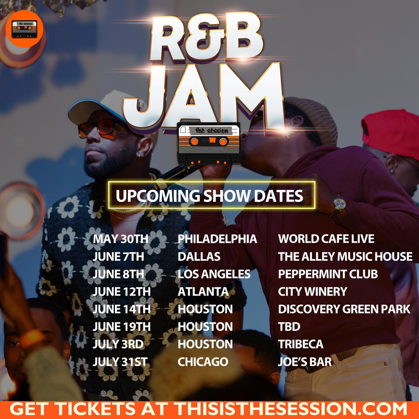 The Session Announces New Tour Dates New tour dates drop with a Chicago surprise—find out if you're joining The Session live!!!