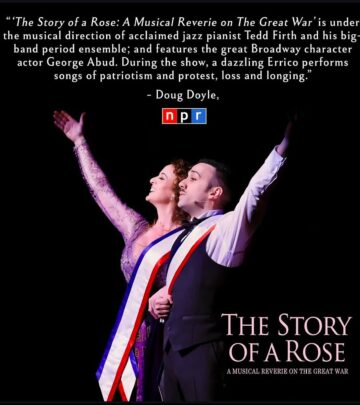 Acclaimed Broadway star Melissa Errico dazzles in a wartime musical performance sensation!