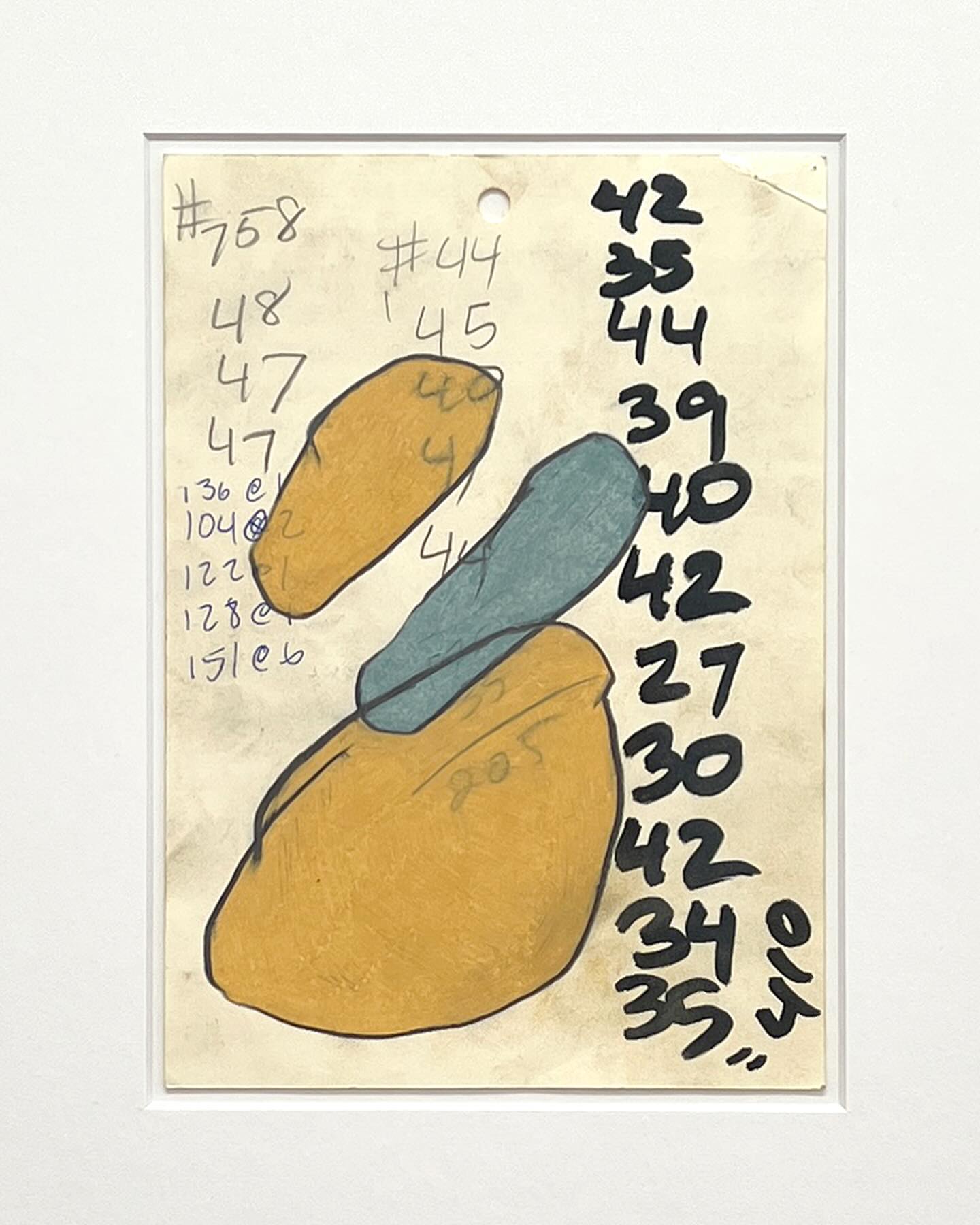 Innovative card stock drawing by the multifaceted artist, blending precision with traditional techniques.