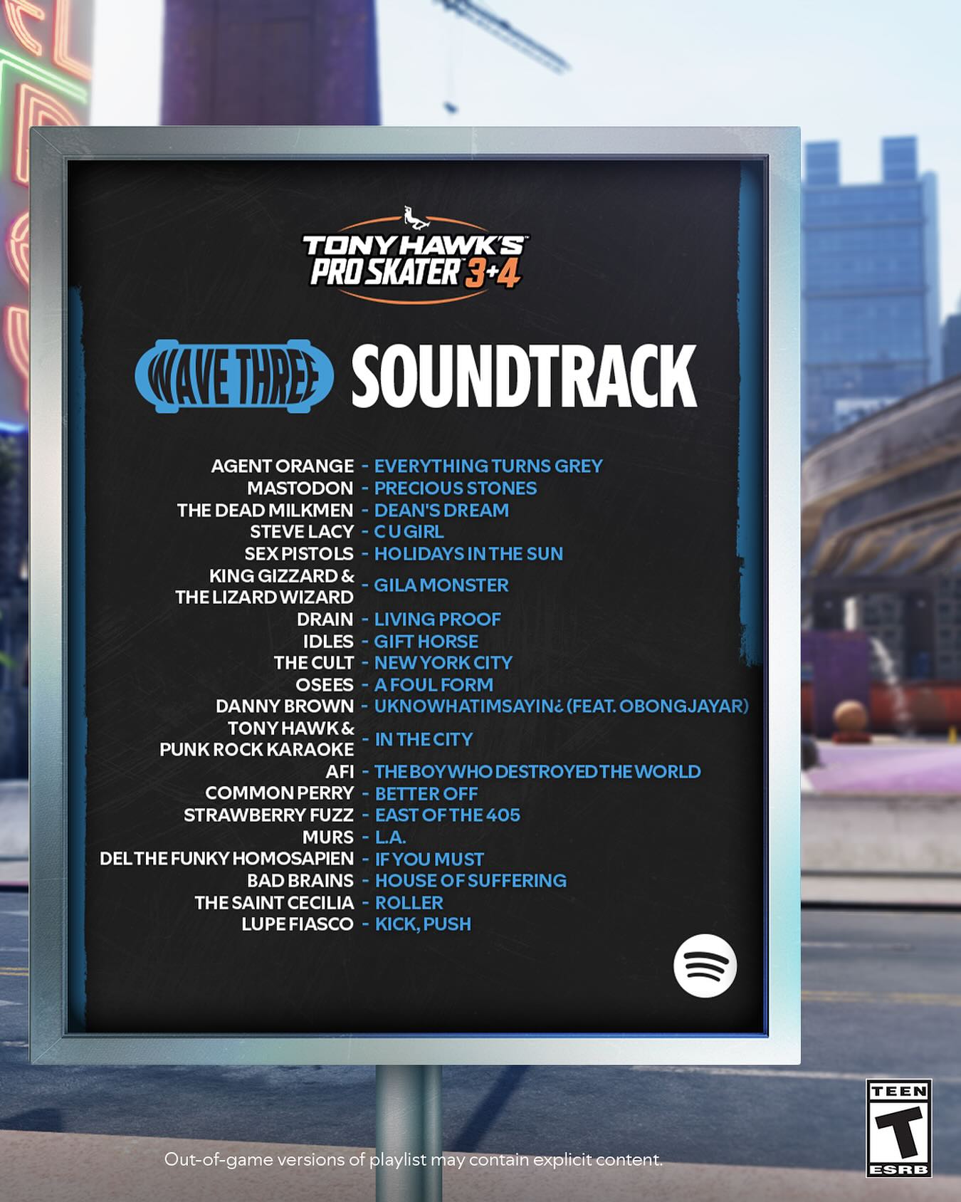 Epic final THPS 3+4 soundtrack debuts on Spotify, sparking a new wave in skate culture now