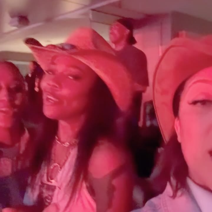 Tia Mowry Two-Stepping at Cowboy Carter Show