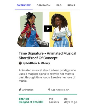 Animated Musical Short Film Project Exceeds Goal with Exciting Stretch Rewards Initiative!