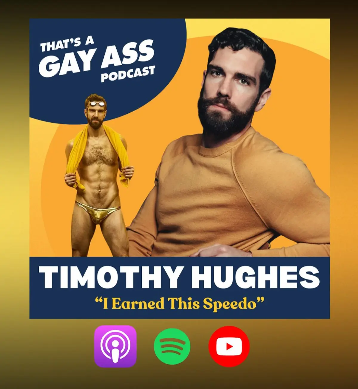 Broadway actor Timothy Hughes shares vibrant podcast insights on style and daring speedos!