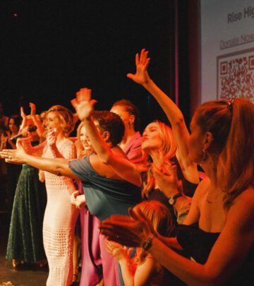 Celebrating art, community, and empowerment at TNH benefit with charity and passion for us.