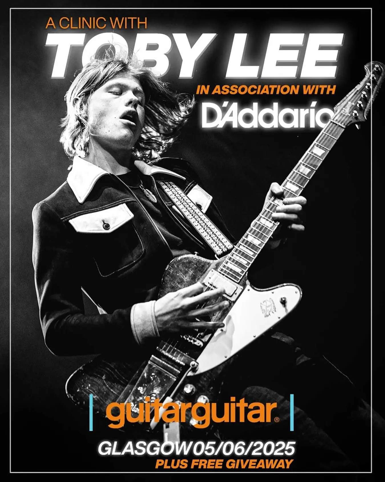 Toby Lee to Host First Guitar Clinic in Glasgow Young blues star offering free workshop at music shop celebrating World String Change Day!