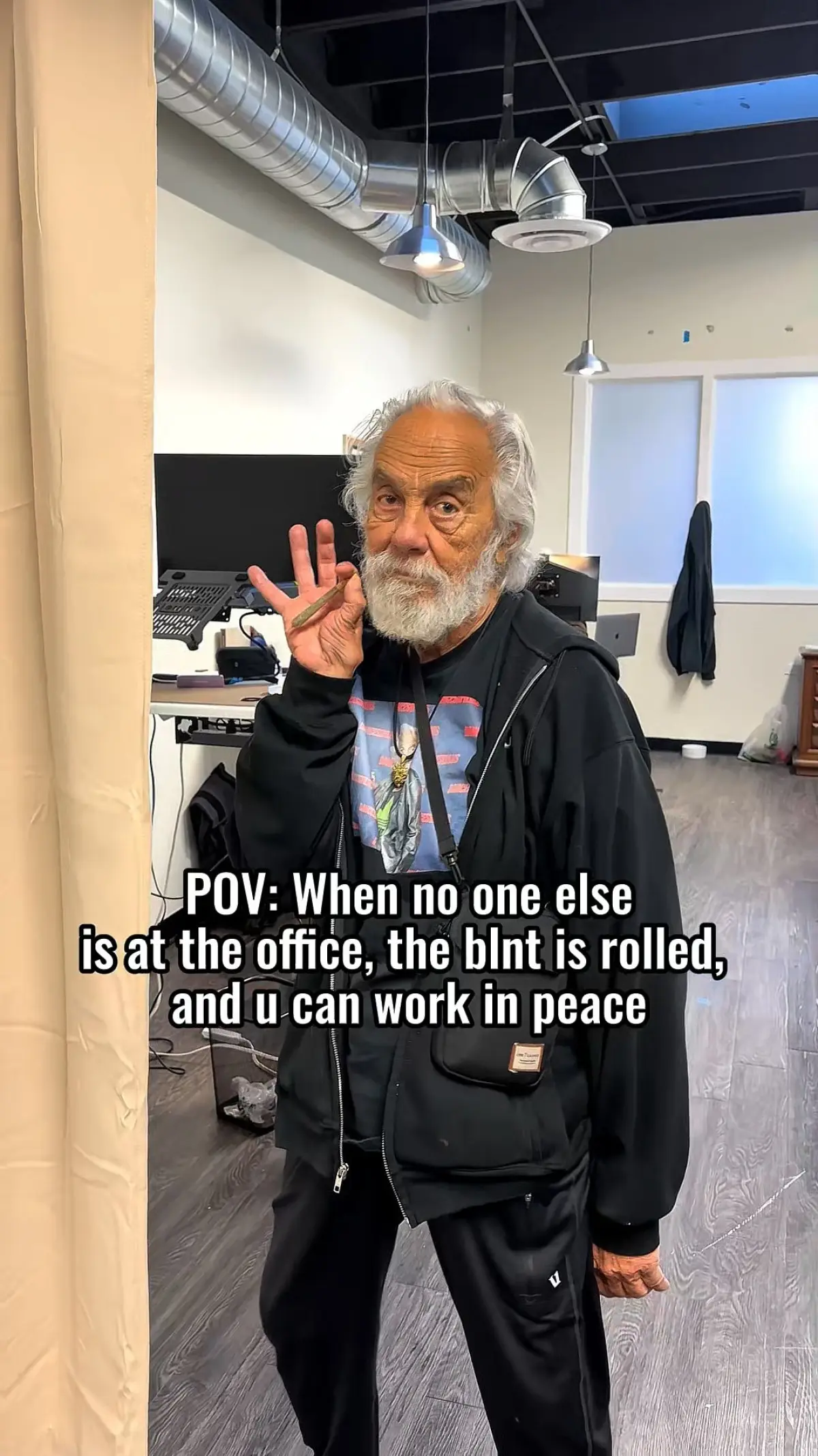 Tommy Chong Sparks Laughter Over Missing Lighter Remark Cannabis giant Tommy Chong humorously questions absence of his lighter in a nature scene.!