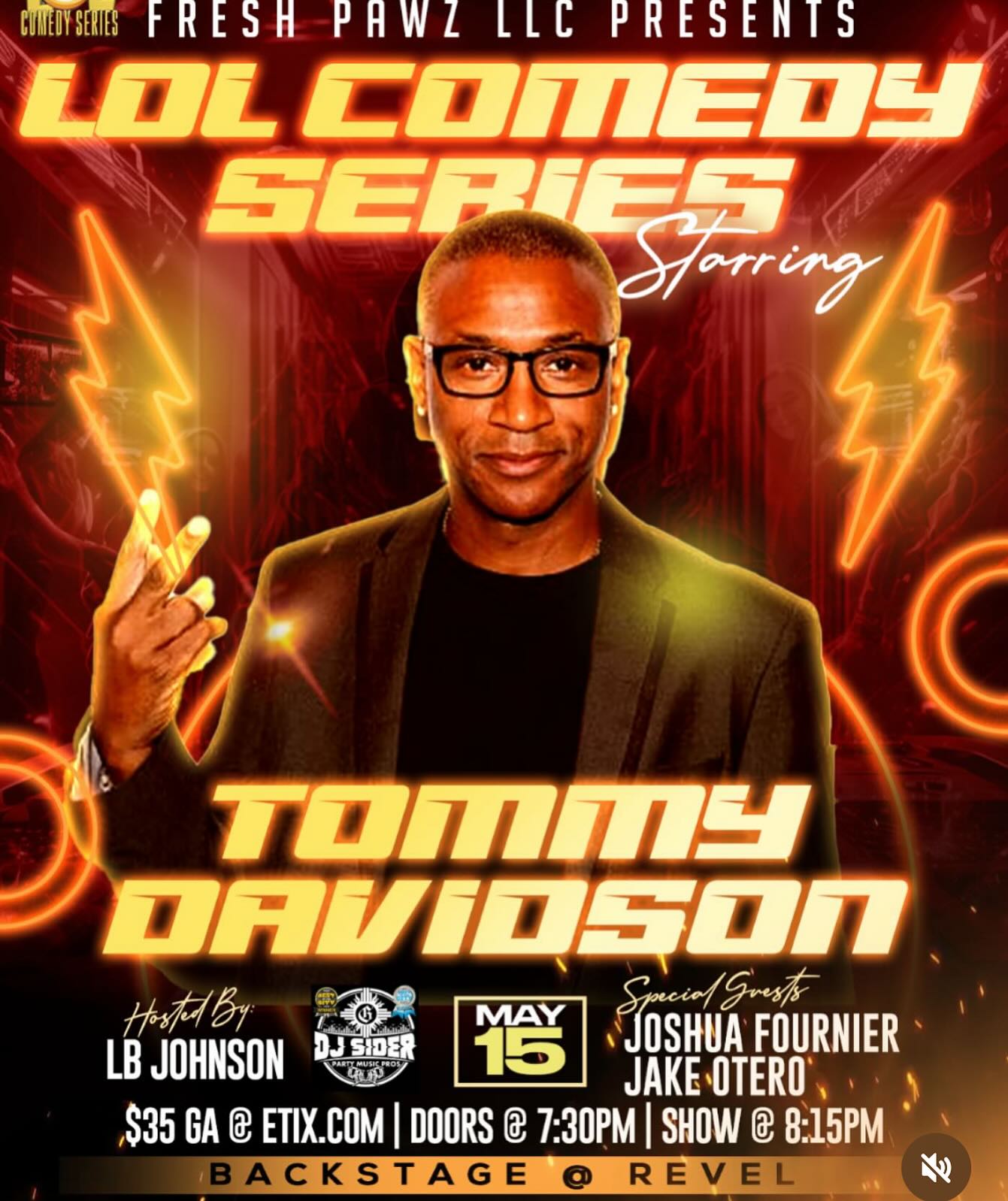Comedian Tommy Davidson readies live show with LOL Comedy Series in Albuquerque on May 15!