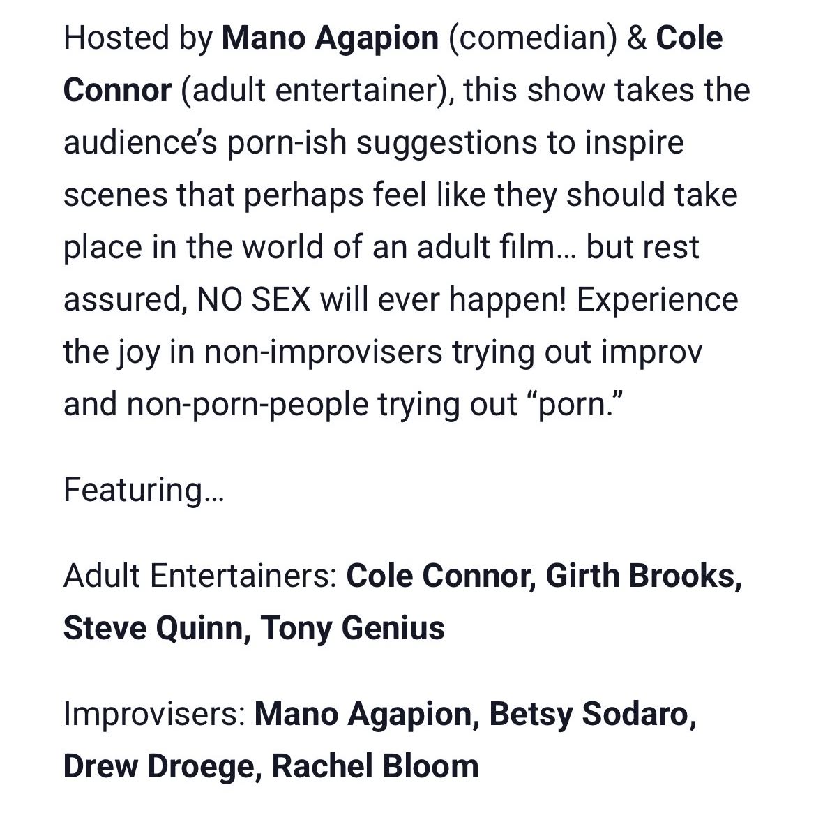 Tonight At UCB: Drew Droege Live Stand-Up Show