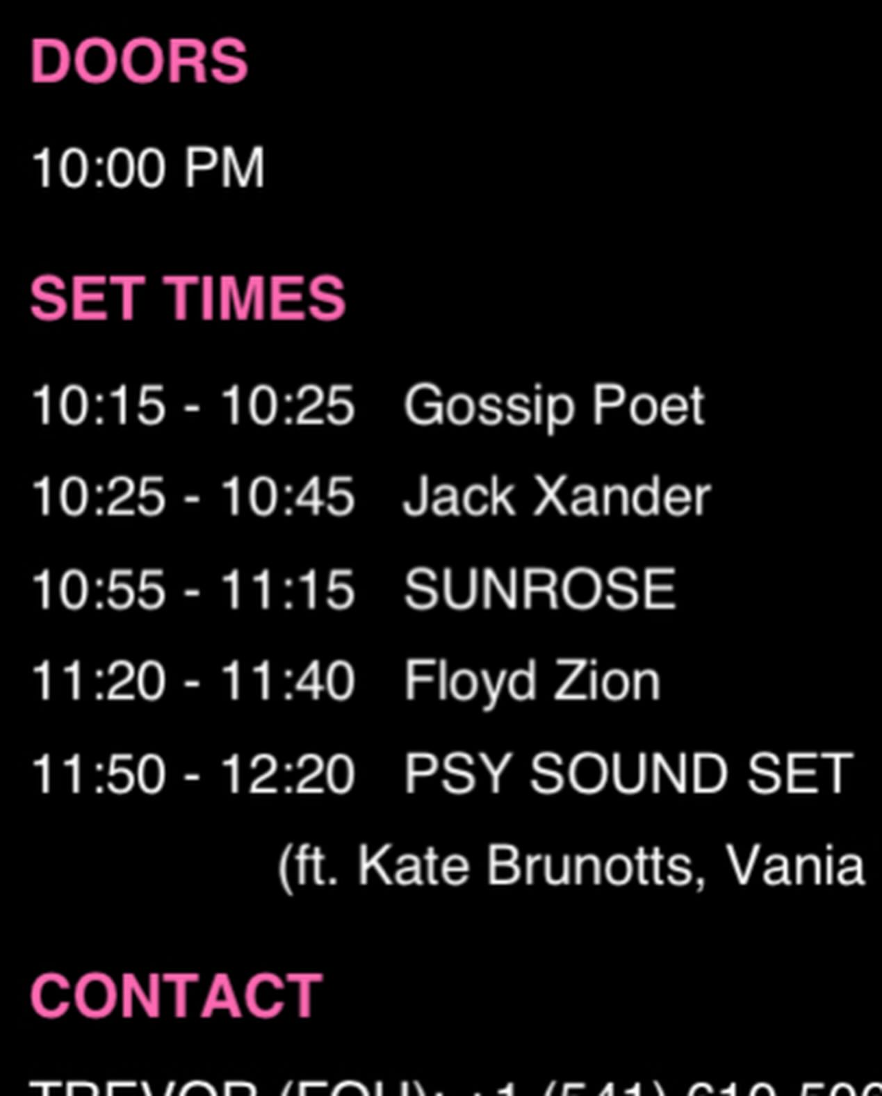 Tonight's Live Music Lineup Unveiled