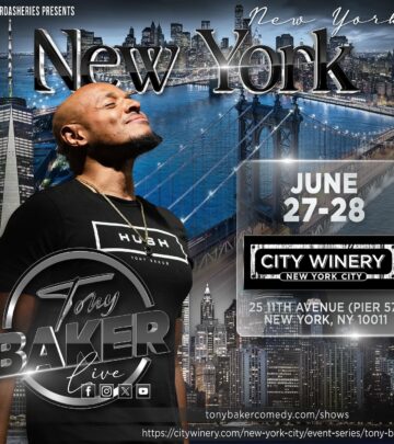 Tony Baker Announces New York Ticket Sale