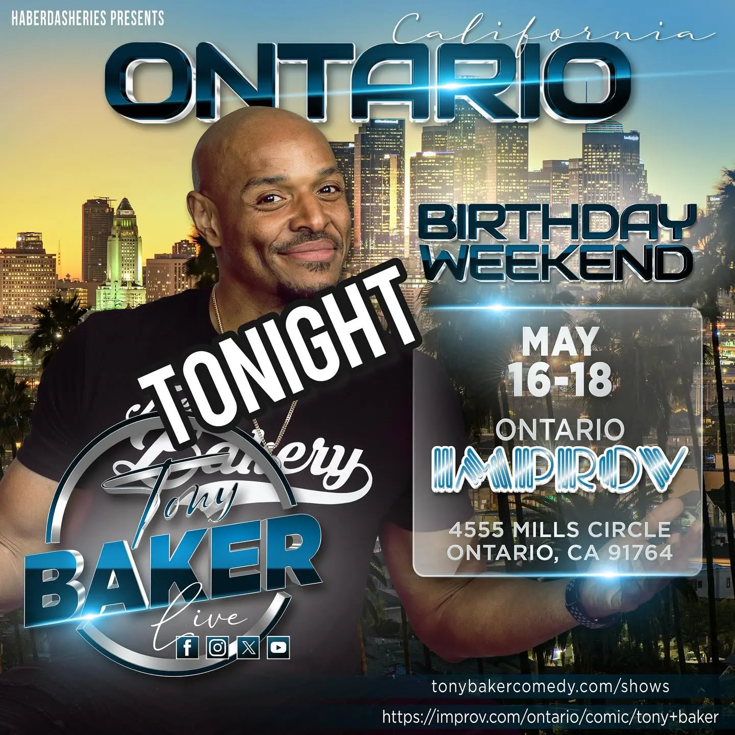 Tony Baker Lights Up Ontario With Two Shows Comedian Tony Baker set to thrill with two shows tonight, igniting Ontario’s scene - Now!