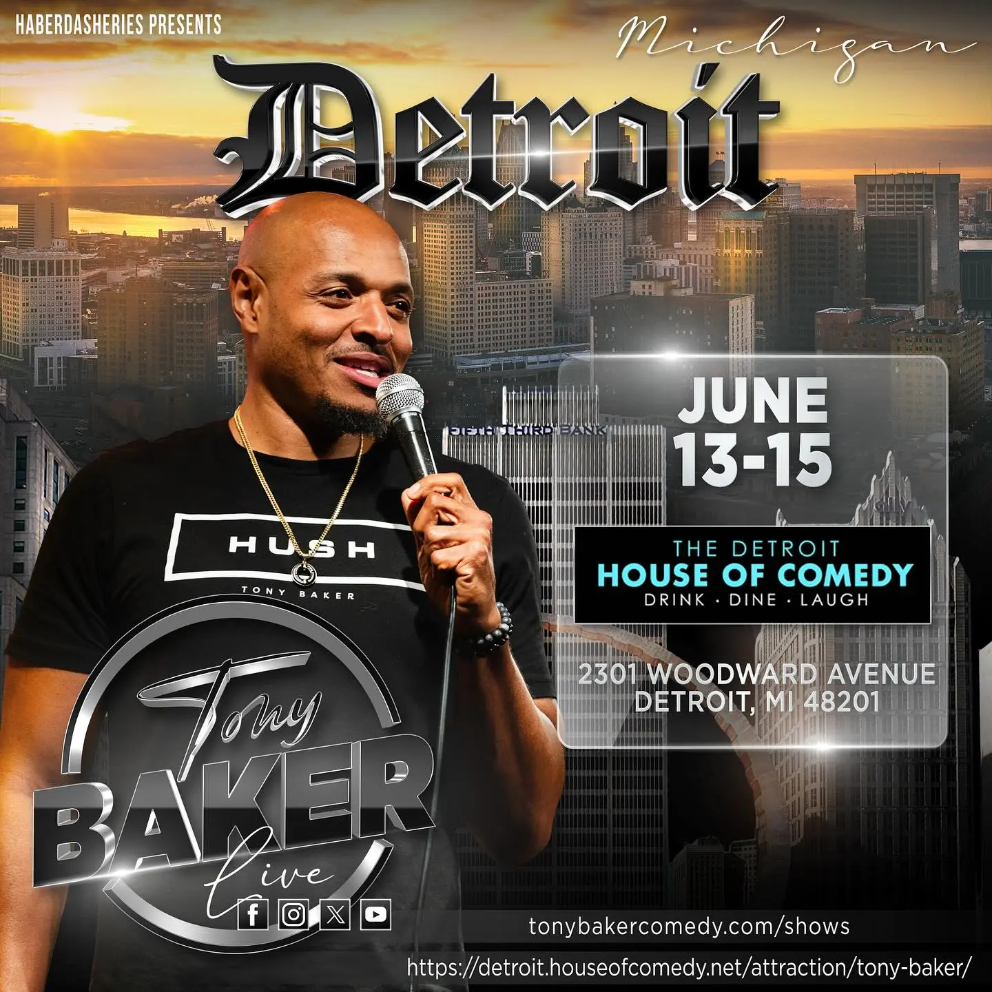 Tony Baker Urges Fans To Grab Detroit Tickets Early Renowned influencer Tony Baker sparks excitement in Detroit with an early ticket call now!
