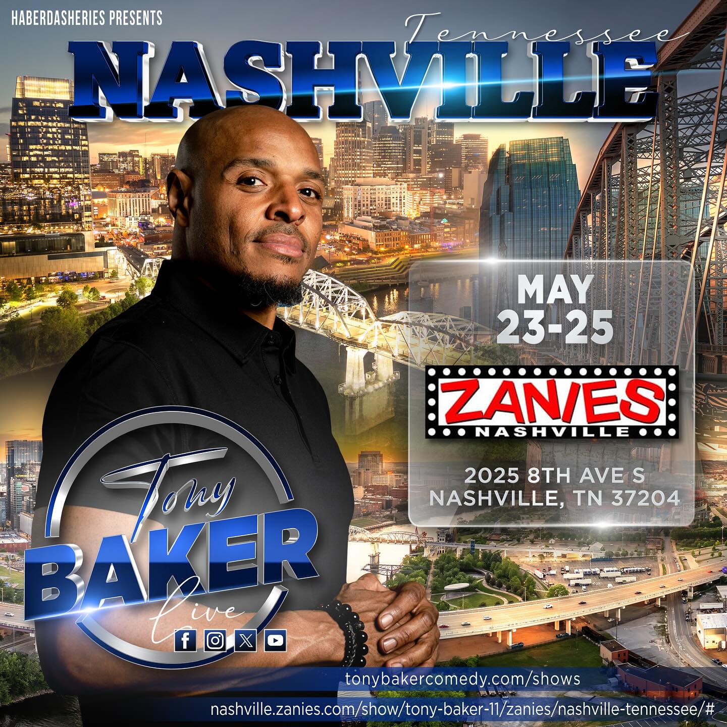 Tony Baker's Shows Kick Off In Two Days
