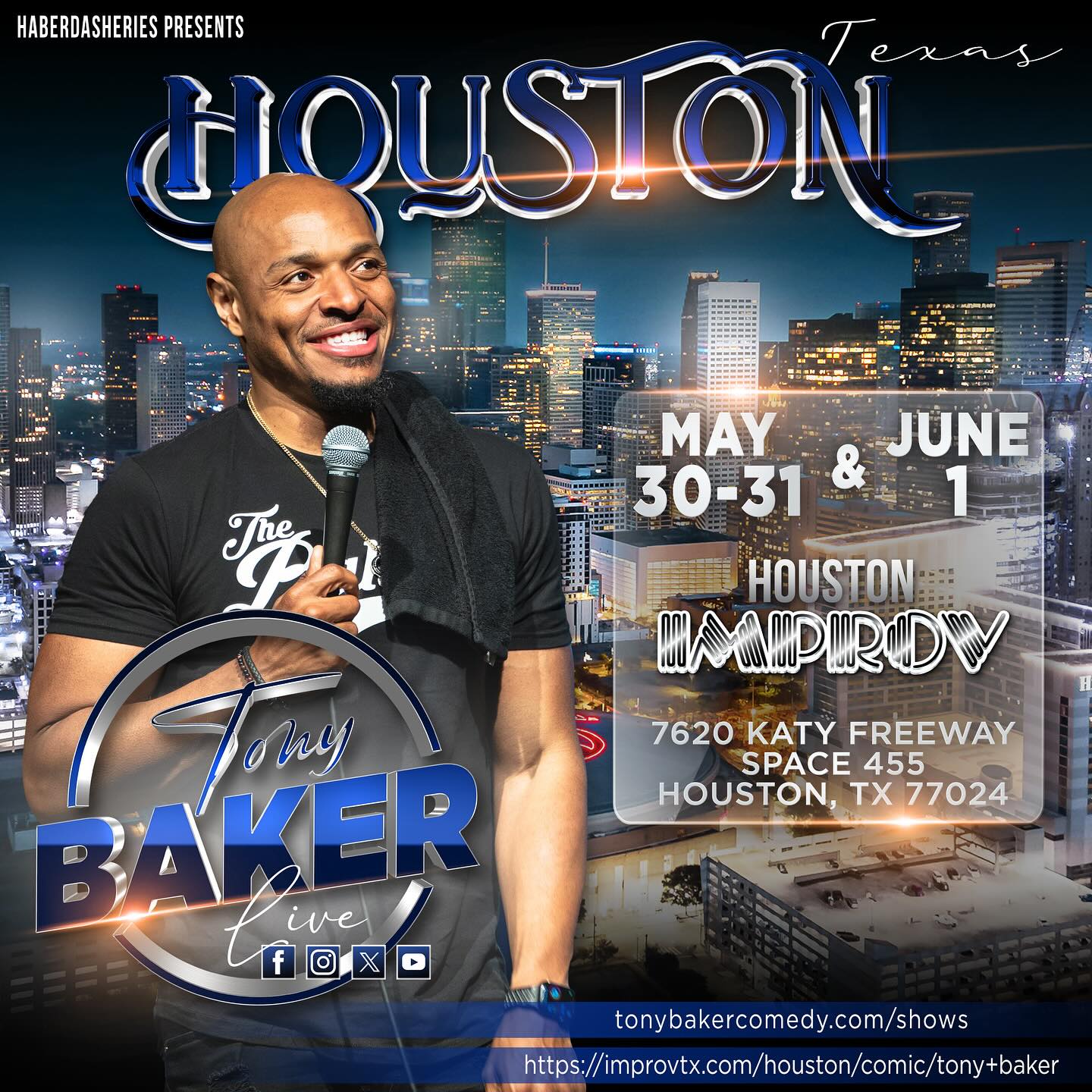 Tony Baker's Shows Kick Off In Two Days