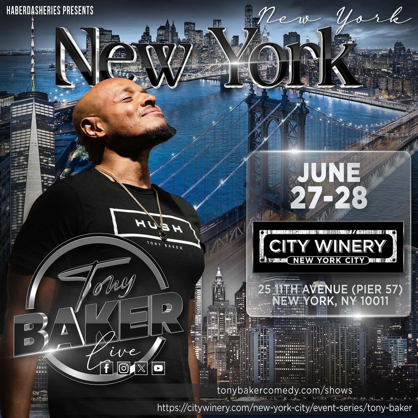 Tony Baker's Shows Kick Off In Two Days