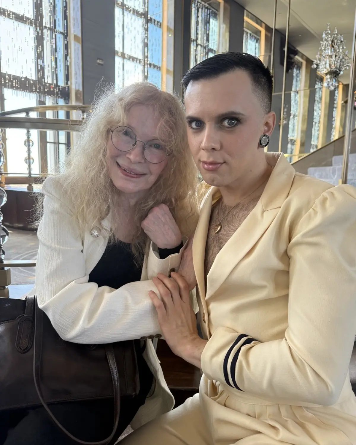 Tony Luncheon With Cole Escola At NY Show NY luncheon highlights Cole Escola before his show 'Oh Mary' in a vibrant artistic moment.