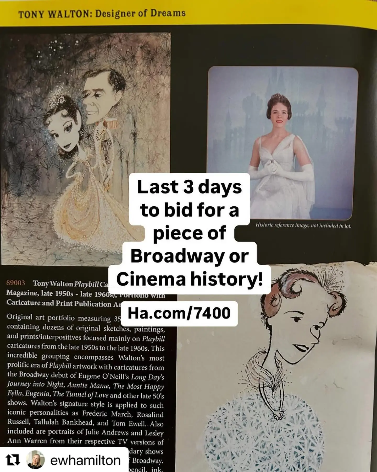 Vintage theatre designs by Tony Walton offer a unique glimpse into legendary stage artistry.
