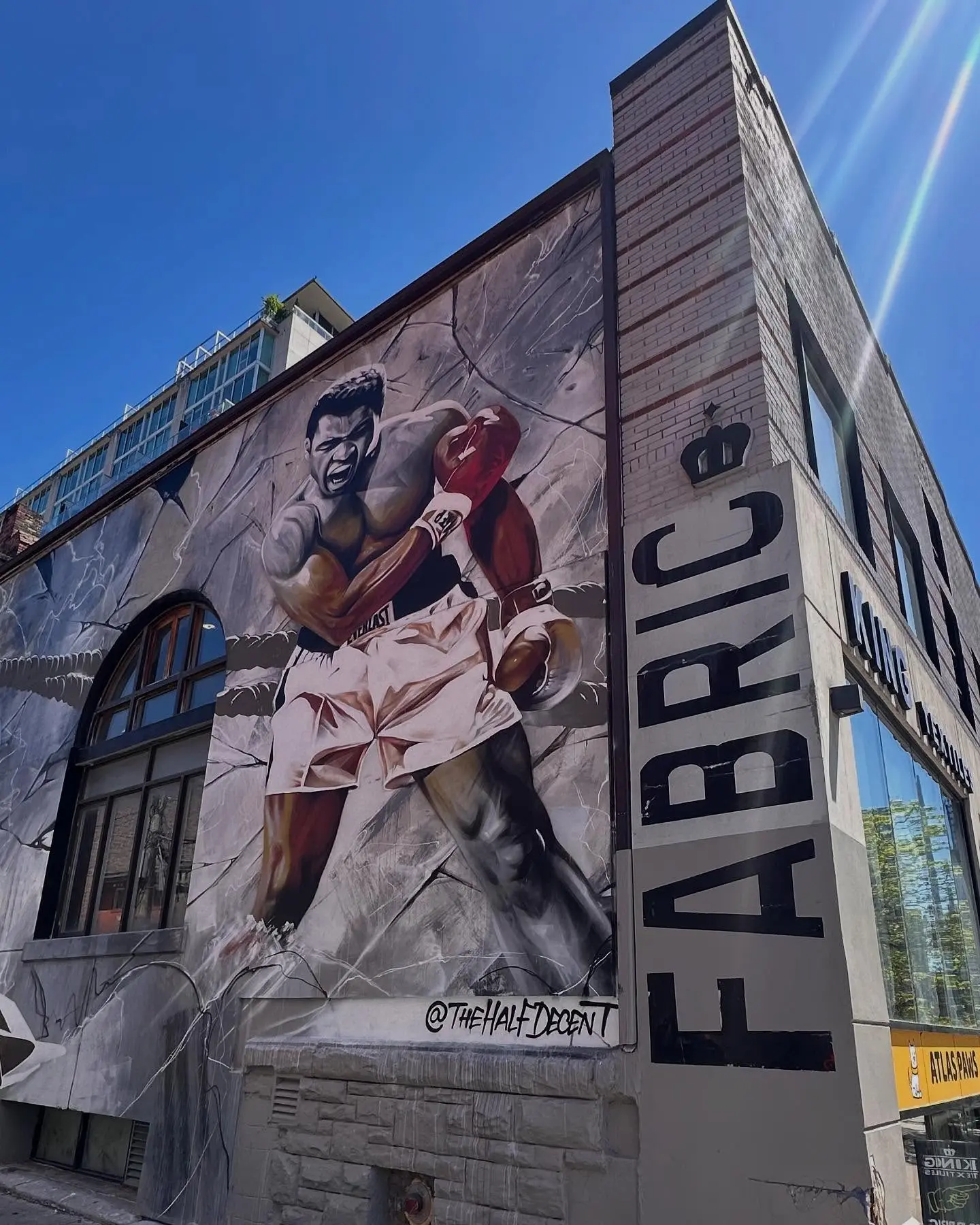 In an evocative post, Ray Fisher showcases his urban artistry amid Toronto’s dynamic vibe.