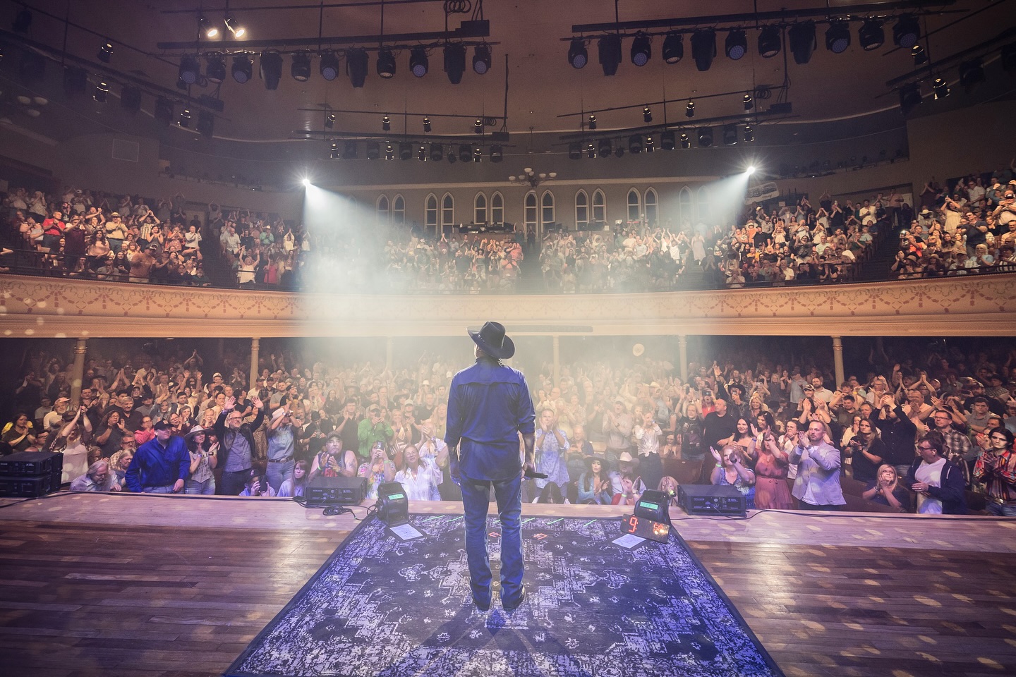 Tracy Lawrence Sings Under Stained Glass Charm
