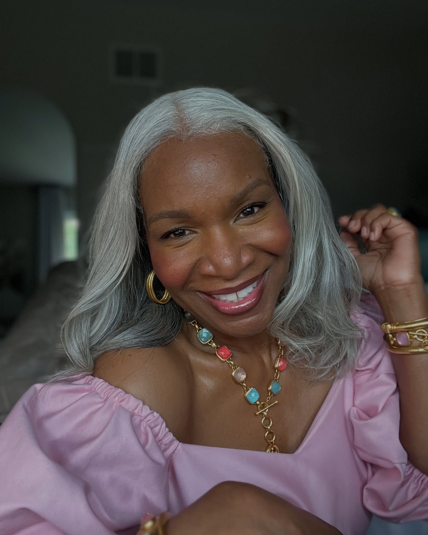 Tracy Reed Celebrates Spring With Bold Style