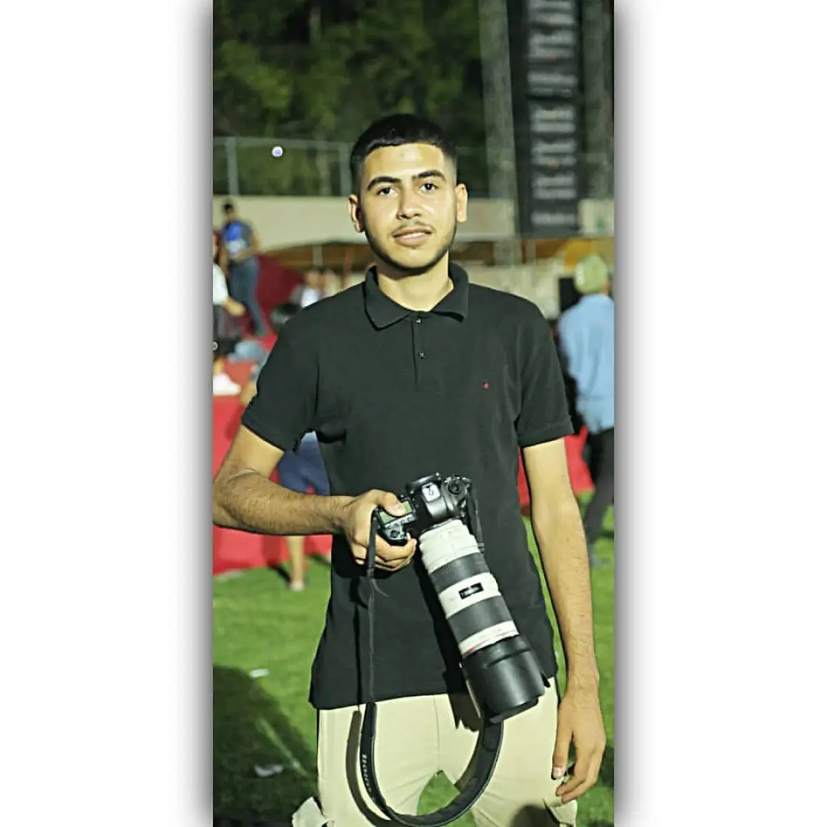 Nursing student and photographer Nidal Abu-A'msha tragically killed amid Gaza conflict.!!!
