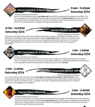 Morning panel sparks vivid debate on eerie art, graphic storytelling, and ESP intrigue here.