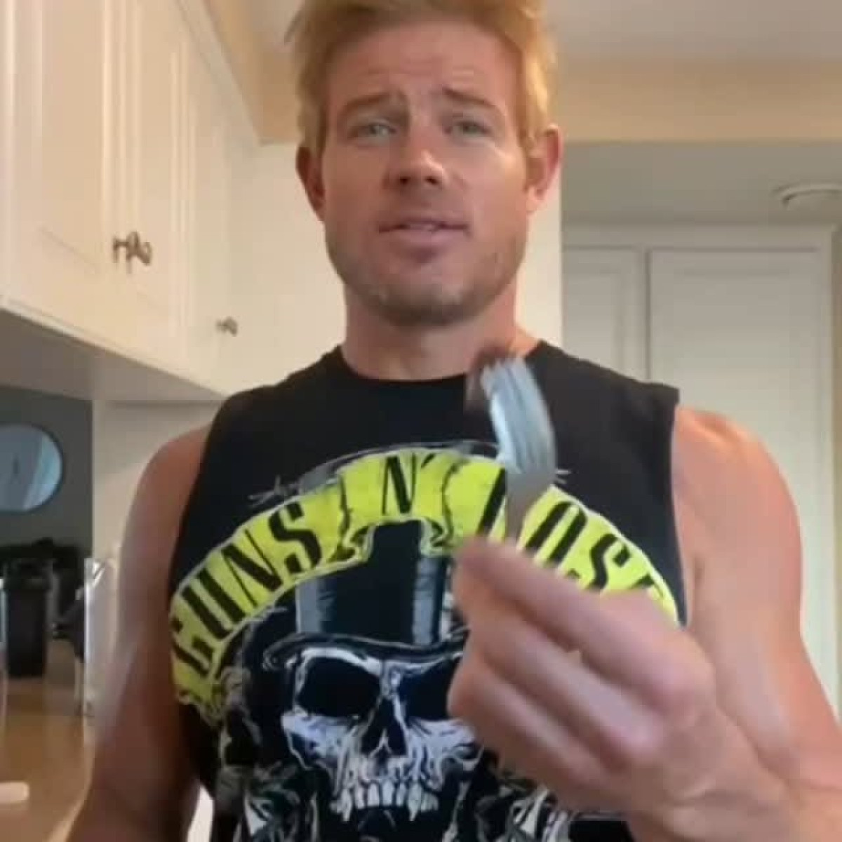 Trevor Donovan fires up fans with a playful Instagram dare, inviting them to try for more!
