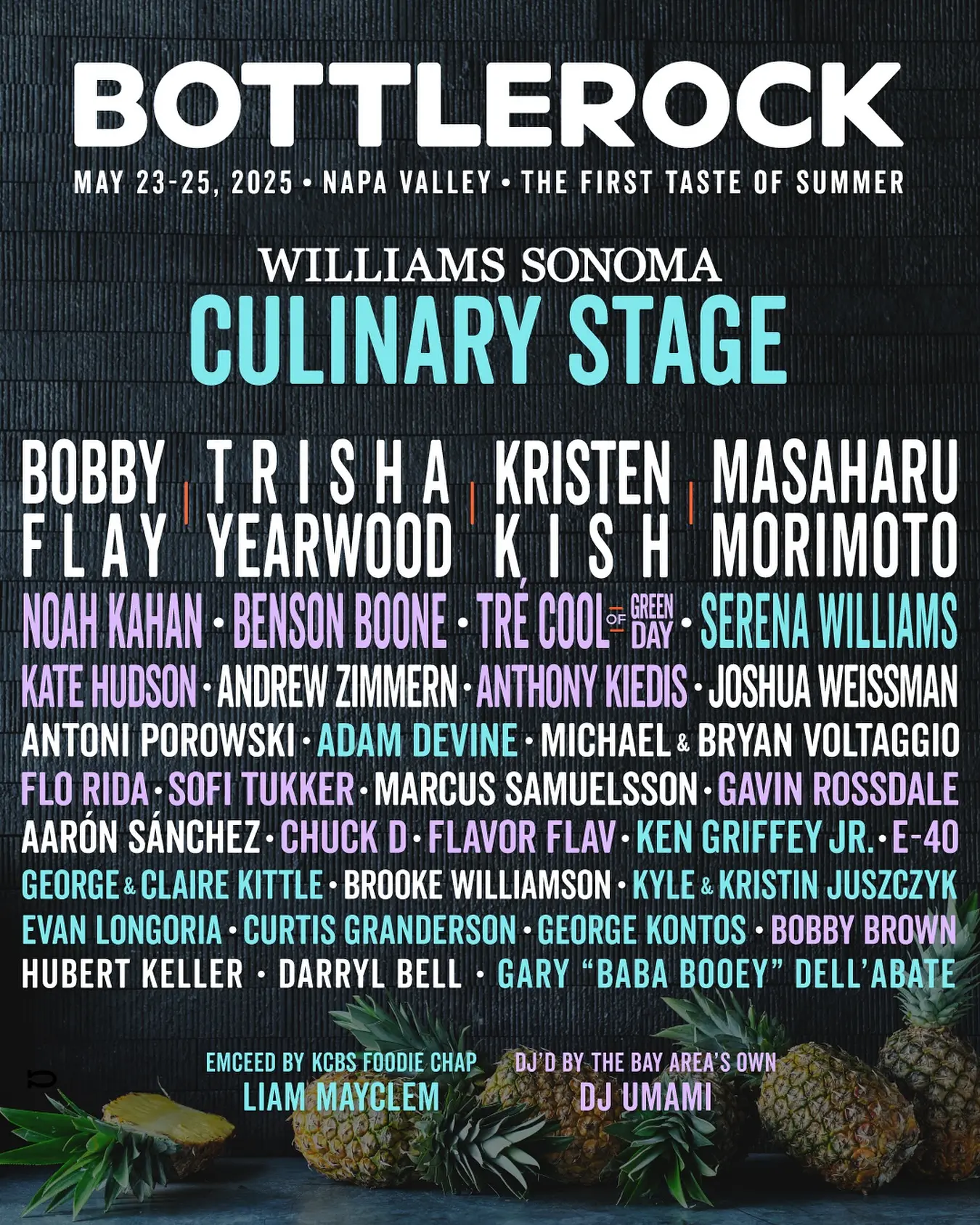 Trisha Yearwood Headlines BottleRock Napa Culinary Stage Country star Trisha Yearwood brings culinary magic and allure this Memorial Day weekend!!!