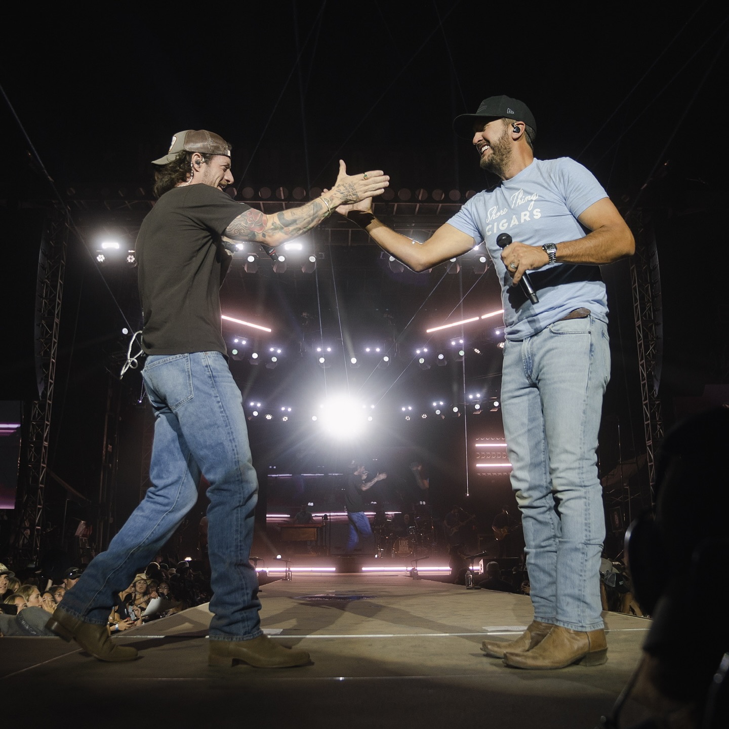 Tyler Hubbard Revels In Luke Bryan's Farm Tour Bash