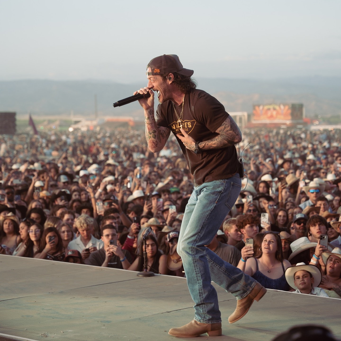 Tyler Hubbard Revels In Luke Bryan's Farm Tour Bash