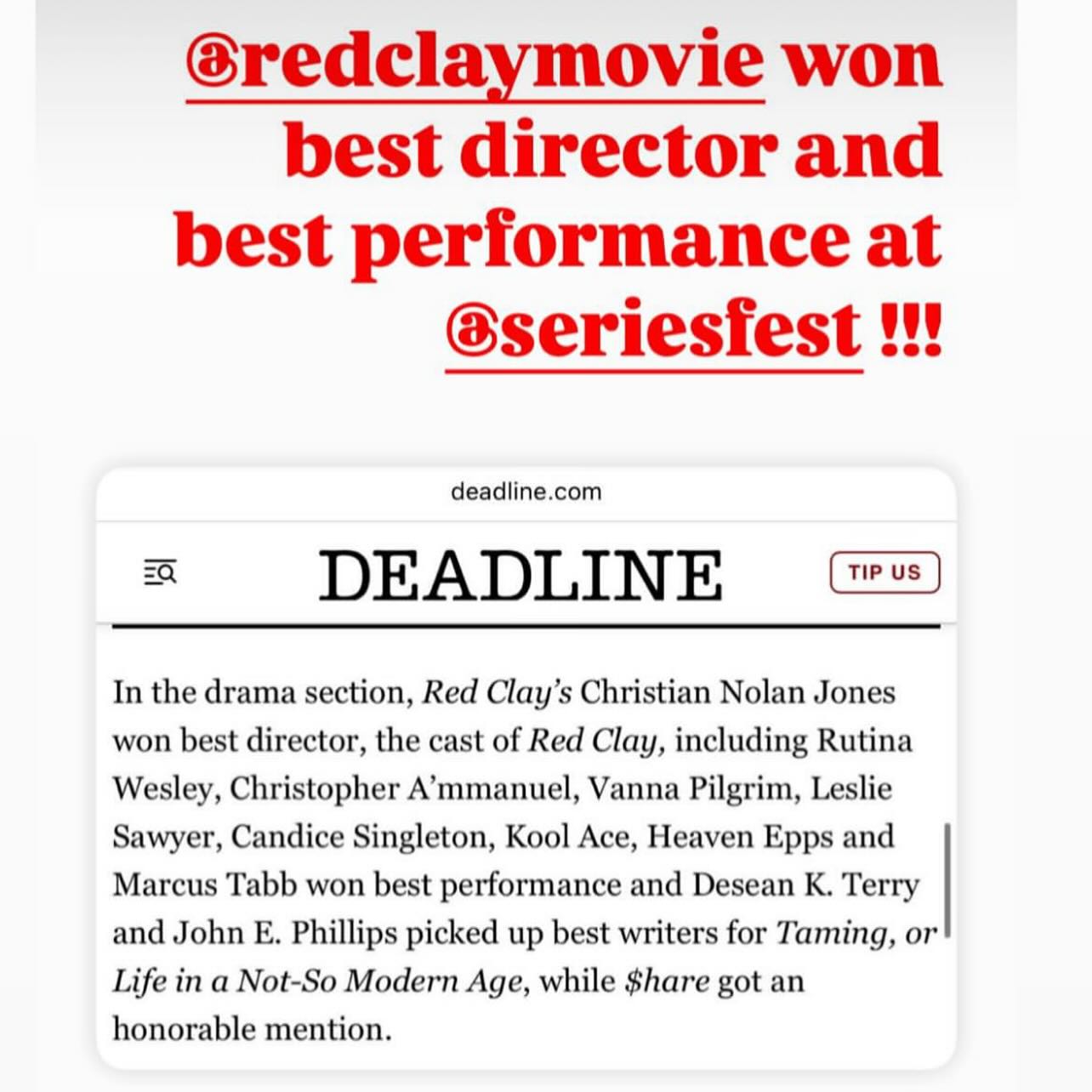 Tyrese Honors Christopher Ammanuel’s Best Actor Triumph