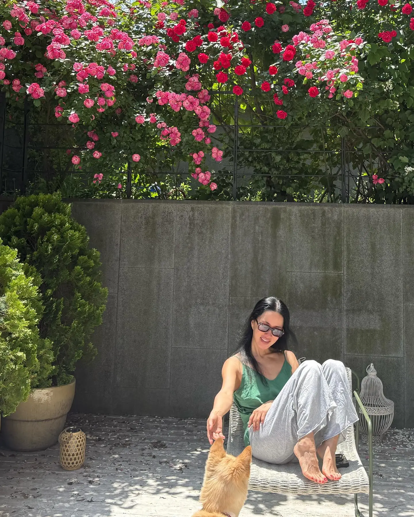 Uhm Jung-Hwa’s Seasonal Rose Photos Delight Fans