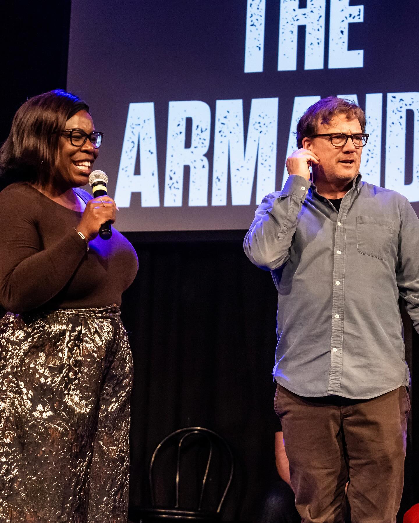 Uzo Aduba Lights Up Improv Stage at Armando Show